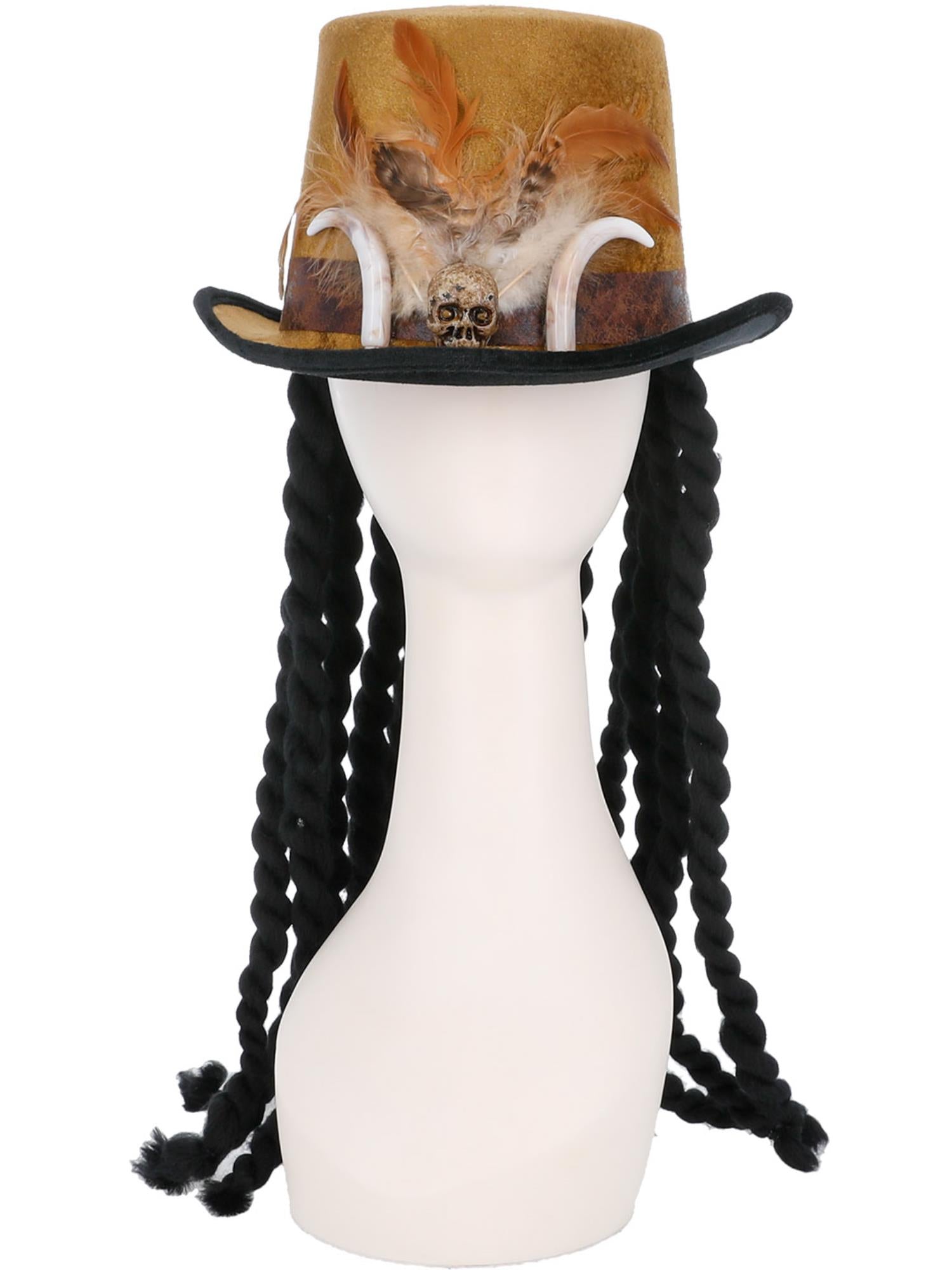 Deluxe Witch Doctor Top Hat
