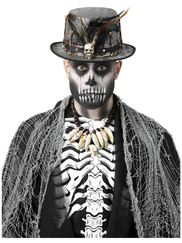 Witch Doctor Distressed Black Top Hat – Escapade