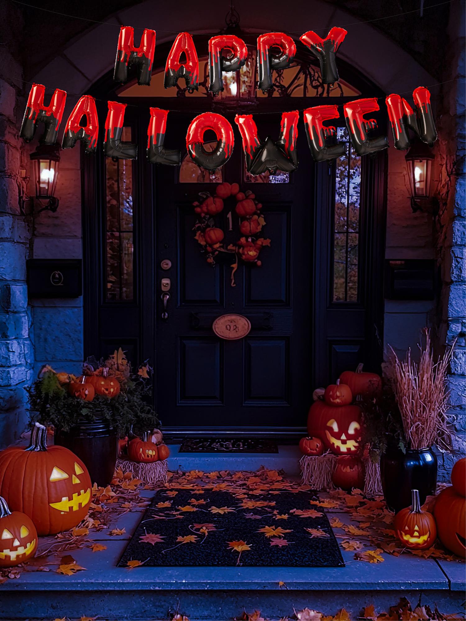 Happy Halloween Foil Balloon Letter Garland