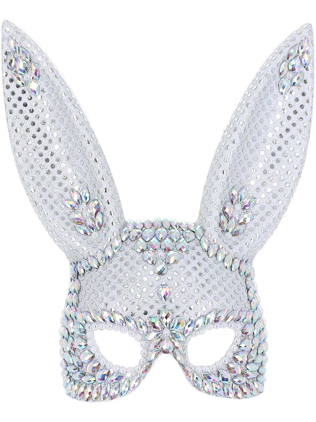 Fever Silver Jewel Bunny Mask