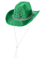 Green Rhinestone Cowboy Hat