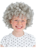 Kids Granny Perm Wig
