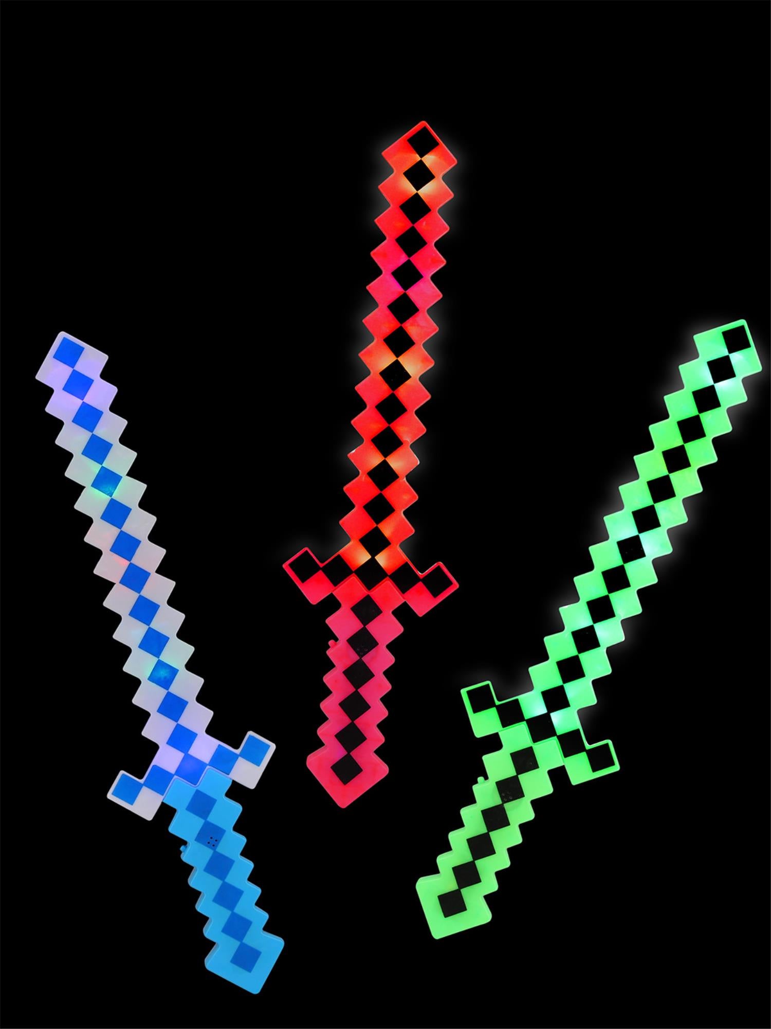 24" LED Light Up Pixel Sword