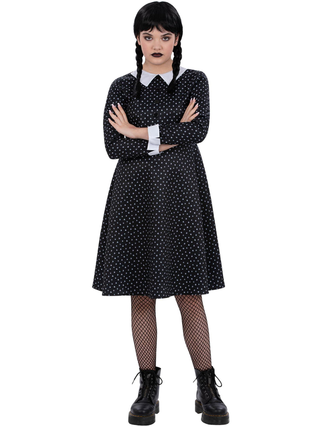 Kids Gothic School Girl Costume
