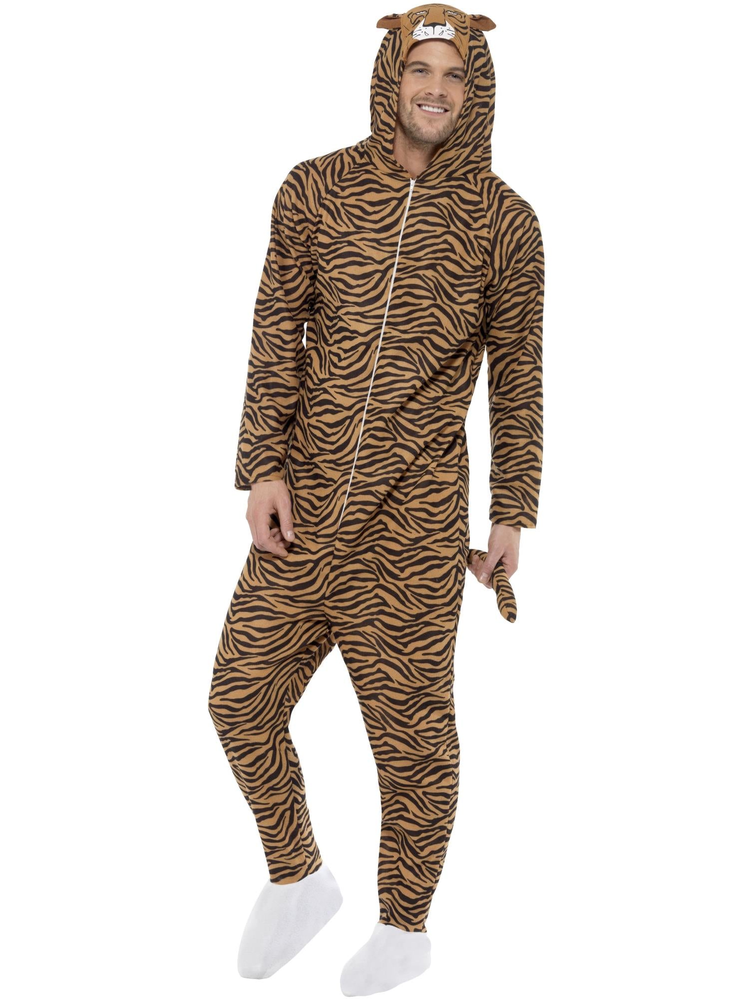 Smiffys Tiger Costume, Brown - 55002