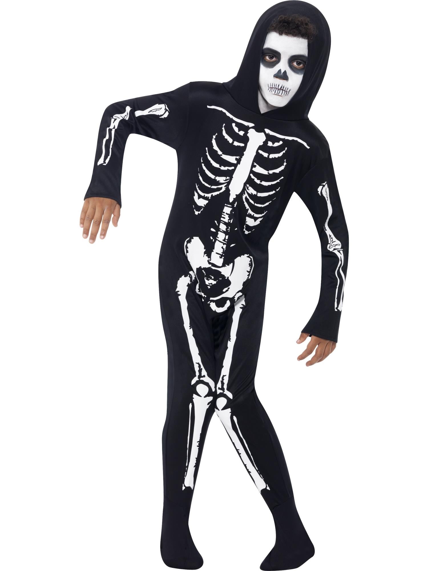 Kids All in One Skeleton Costume