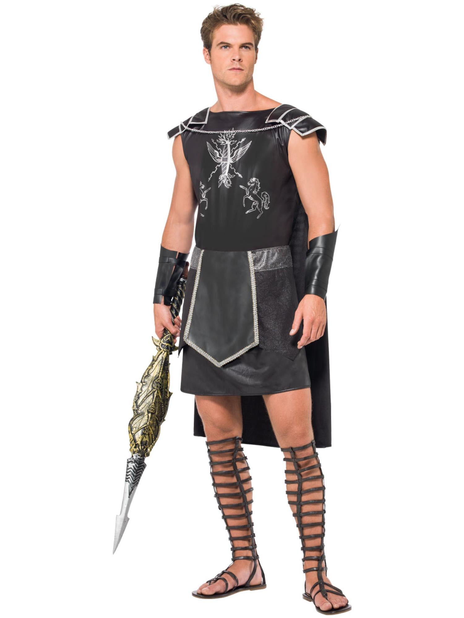 Smiffys Male Dark Gladiator Costume - 55028