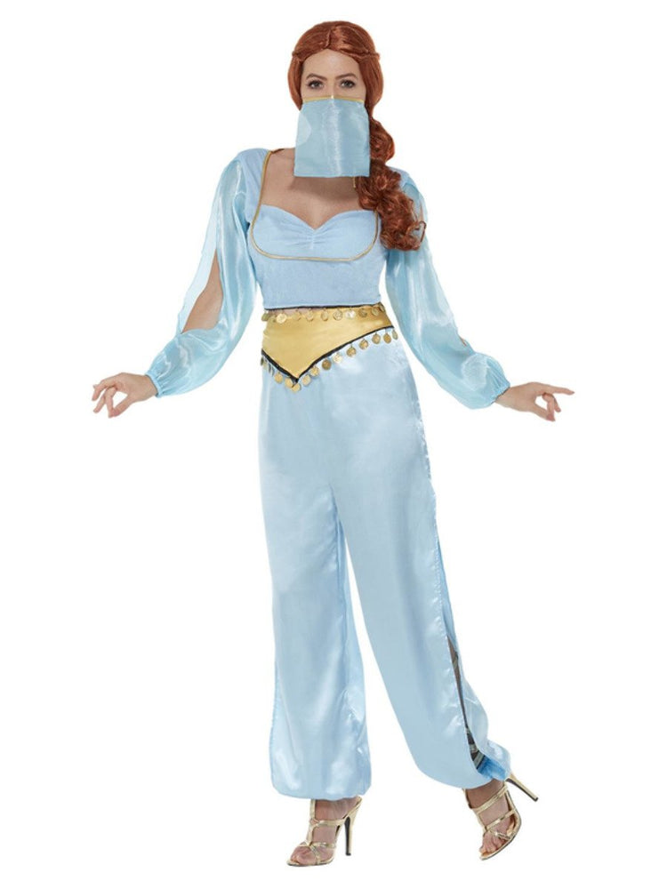 Arabian Princess Costume, Light Blue Alt1