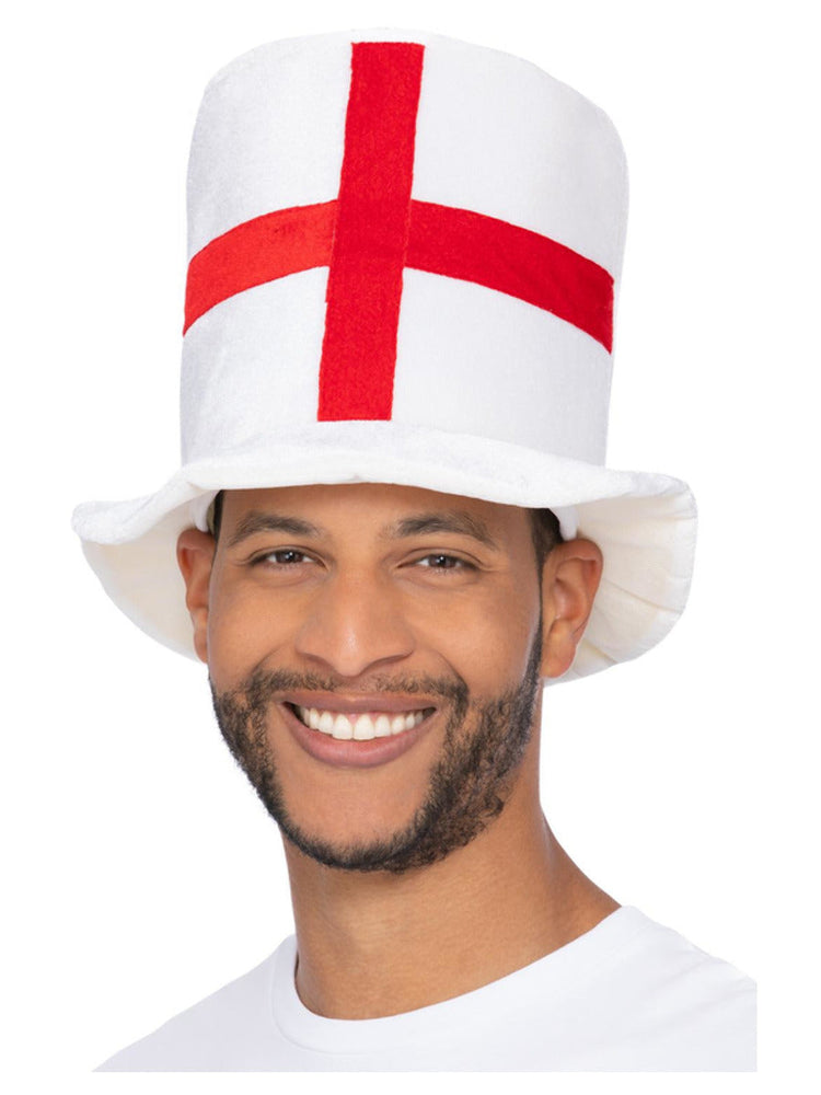 Deluxe England Flag Top Hat