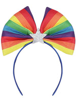 Rainbow Flag Bow Headband