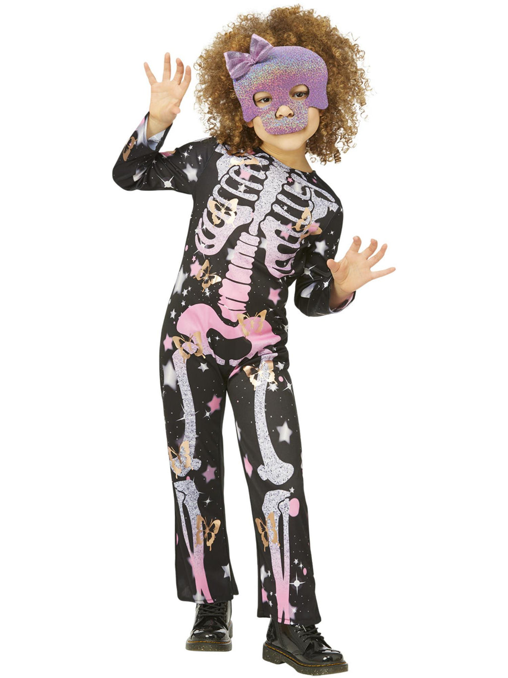 Skeleton Rose Gold Sparkle Costume