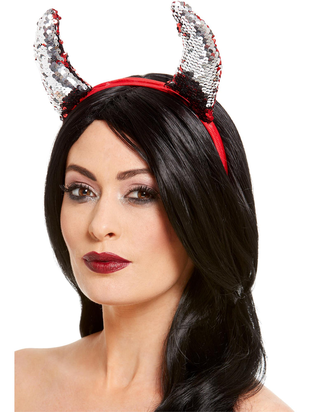 Reversible Sequin Devil Horns