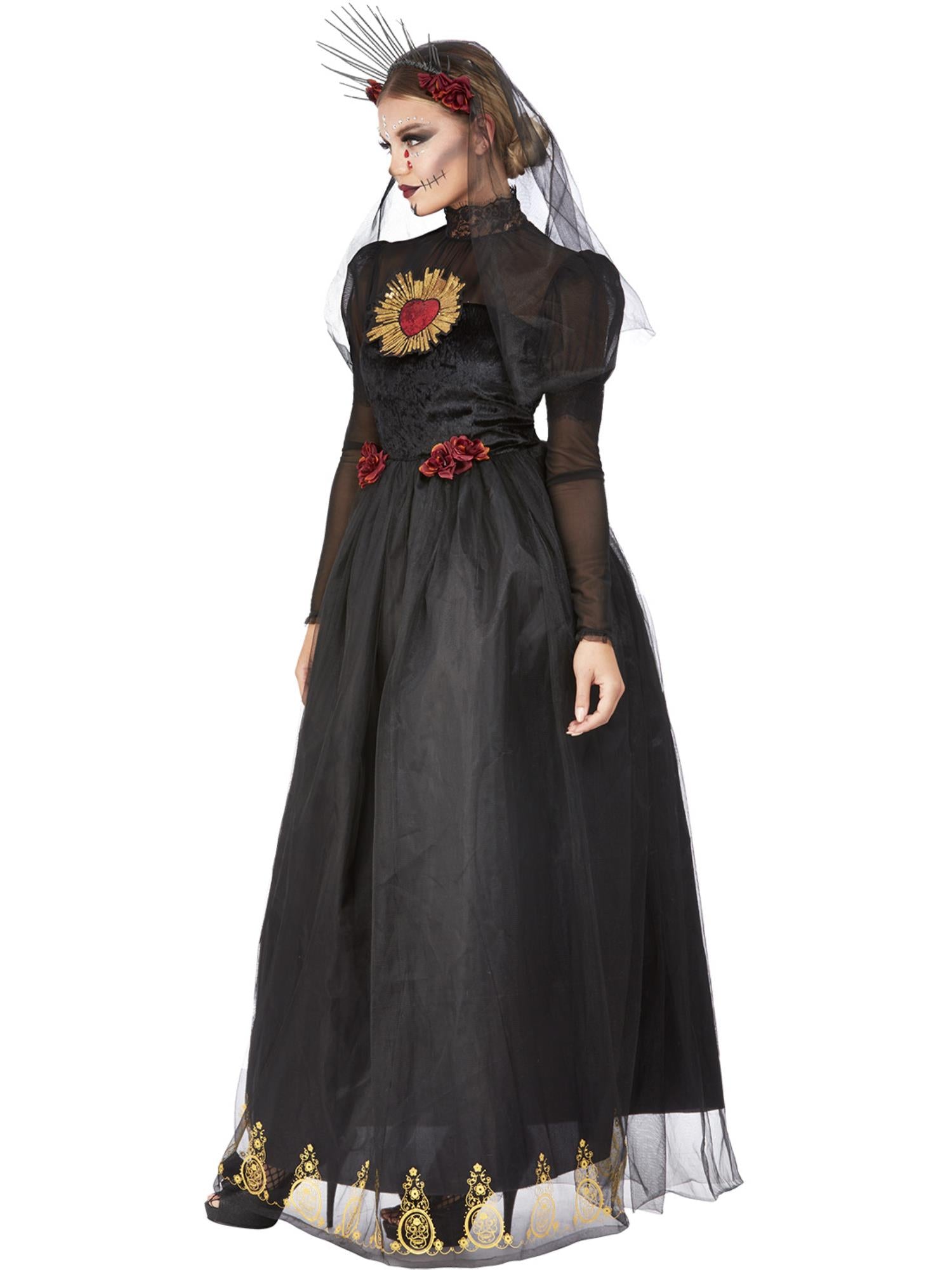 DOTD Sacred Heart Bride Costume, Black