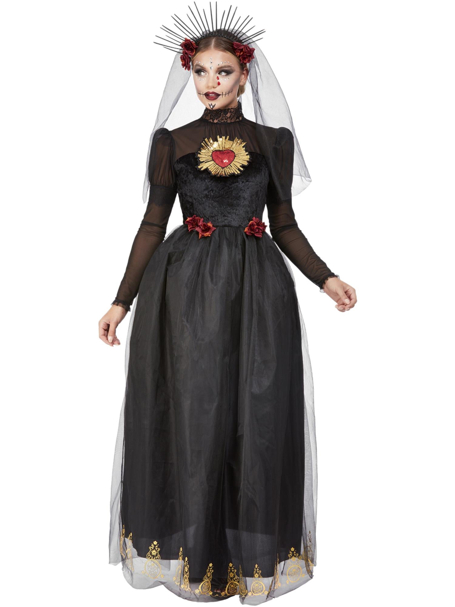 DOTD Sacred Heart Bride Costume, Black