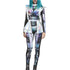 Metallic Space Alien Costume, Multi