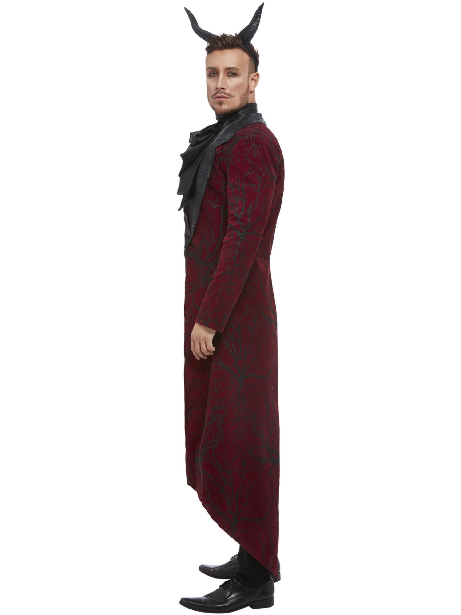 Mens Deluxe Devil Costume, Red