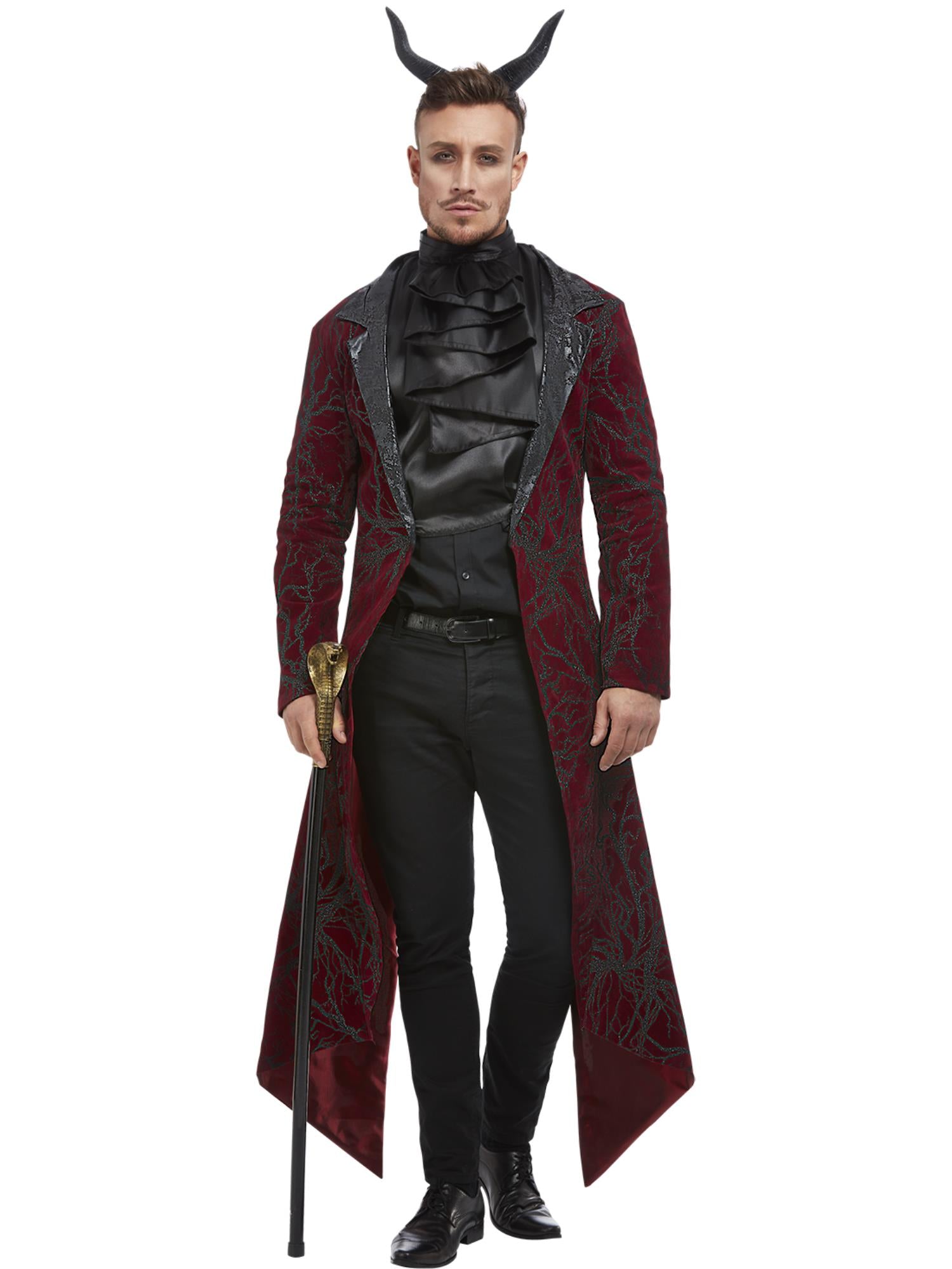 Mens Deluxe Devil Costume, Red