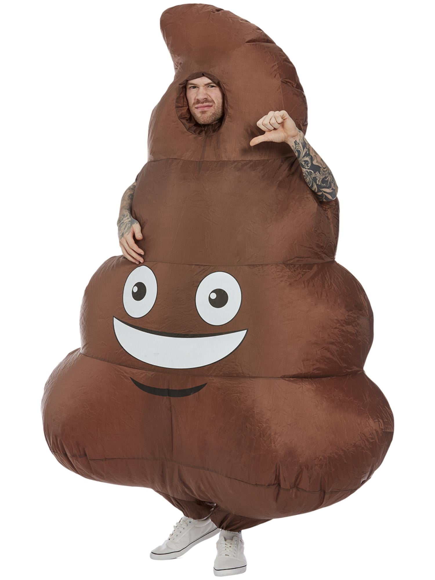 Inflatable Poop Costume, Brown