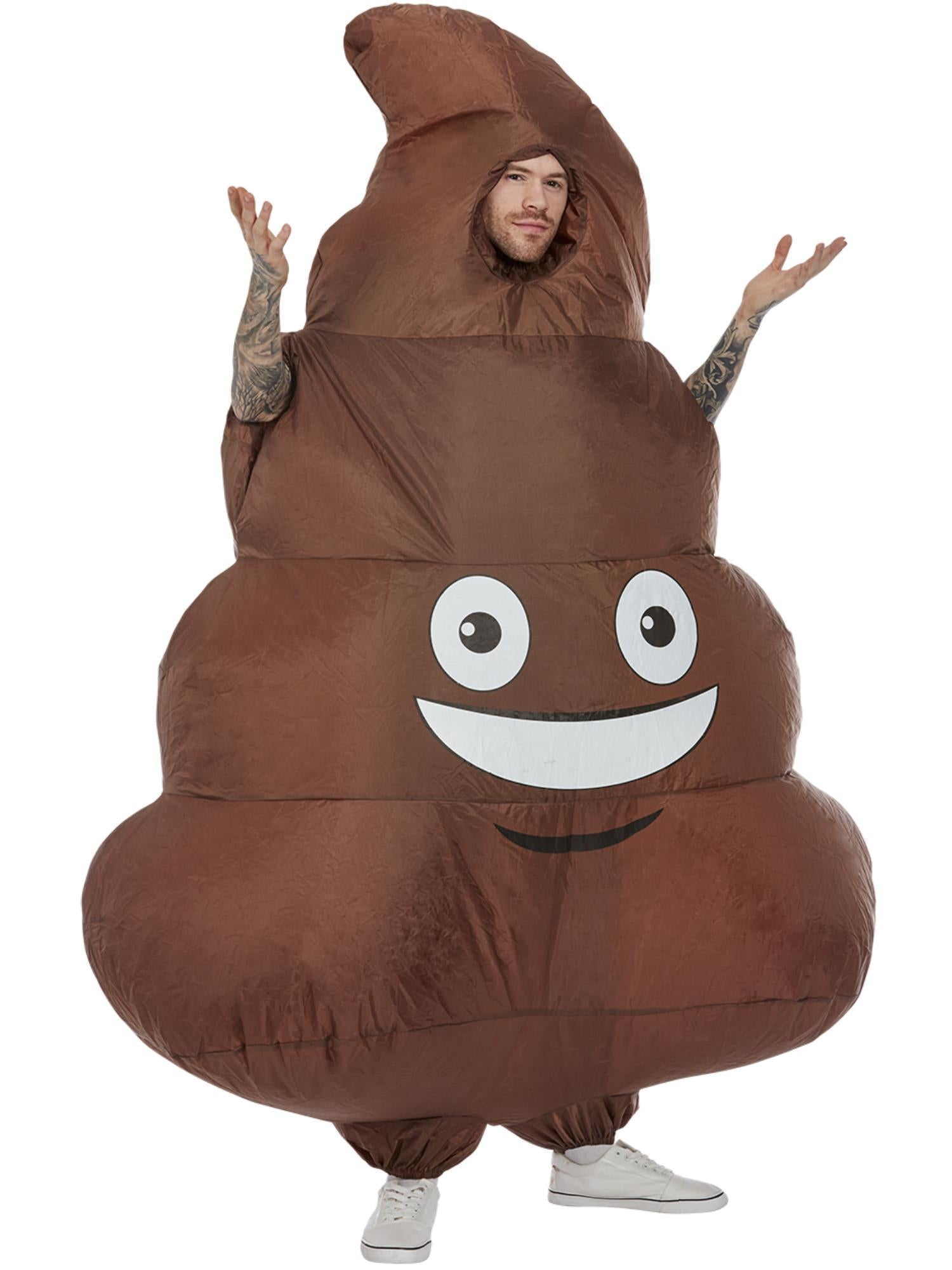 Inflatable Poop Costume, Brown