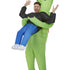 Inflatable Alien Abduction Costume, Green