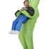 Inflatable Alien Abduction Costume, Green