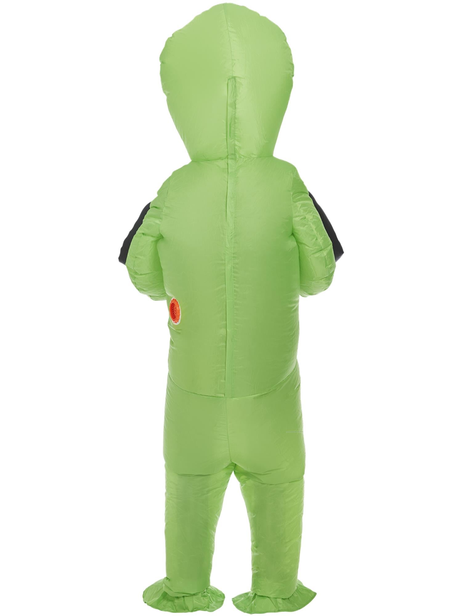 Inflatable Alien Abduction Costume, Green