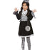 Girls Dark Mad Hatter Costume Alt1