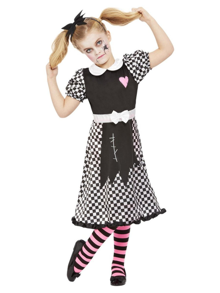 Girls Broken Doll Costume Alt1