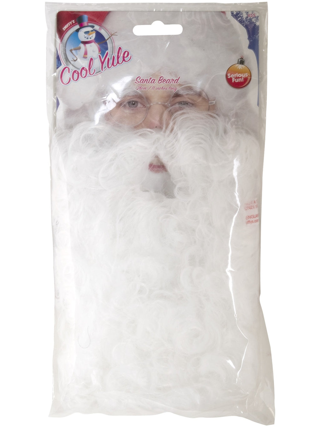 Beard Santa, 11inch White
