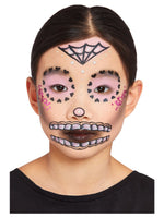 Smiffys Make-Up FX, Pastel Day of the Dead Kit Alt5