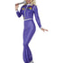 70s Dancing Queen Costume, Purple