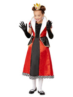 Queen of Hearts Costume, Girls, Alt1