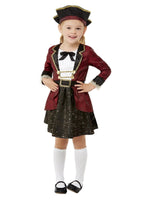 Girls Deluxe Swashbuckler Pirate Costume Alt1