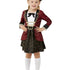 Girls Deluxe Swashbuckler Pirate Costume Alt1