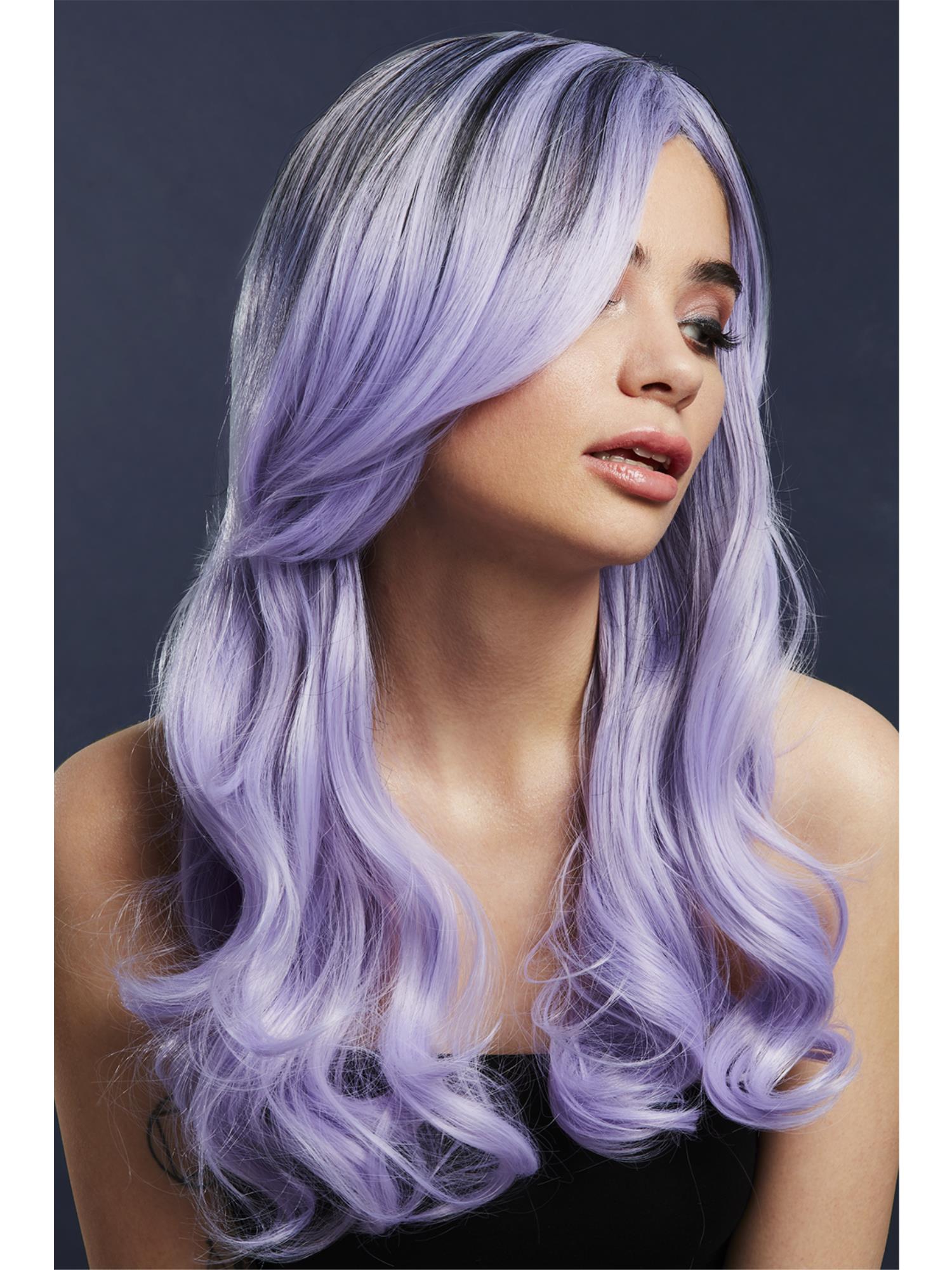 Fever Khloe Wig, True Blend, Lilac