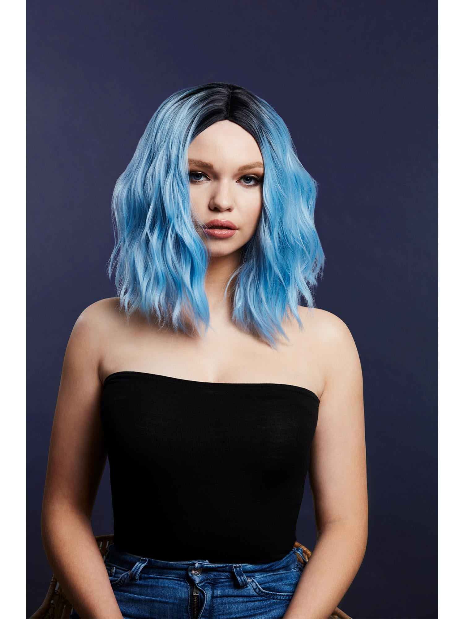 Fever Cara Wig, Baby Blue