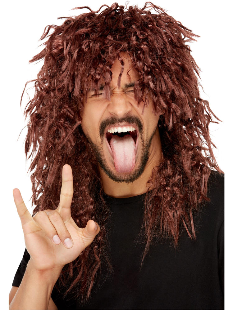 Hard Rocker Wig, Brown