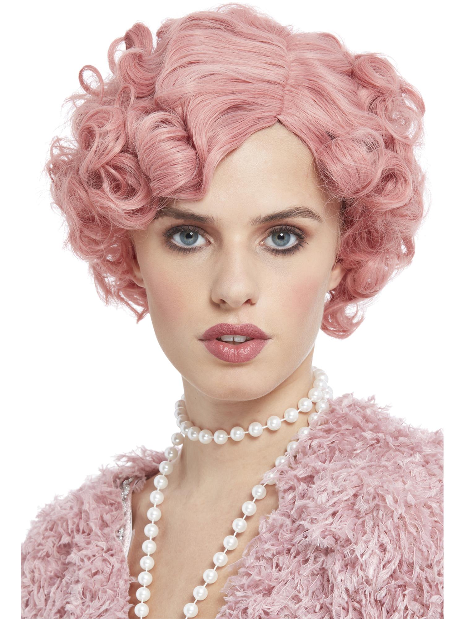 1920s Flirty Flapper Wig, Brown