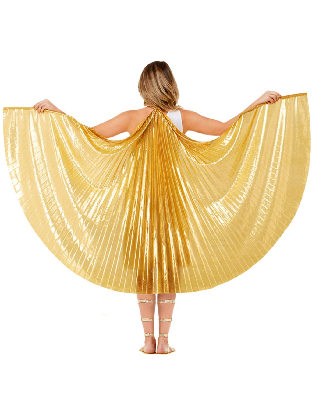 Womens Deluxe Grecian Cape, Gold