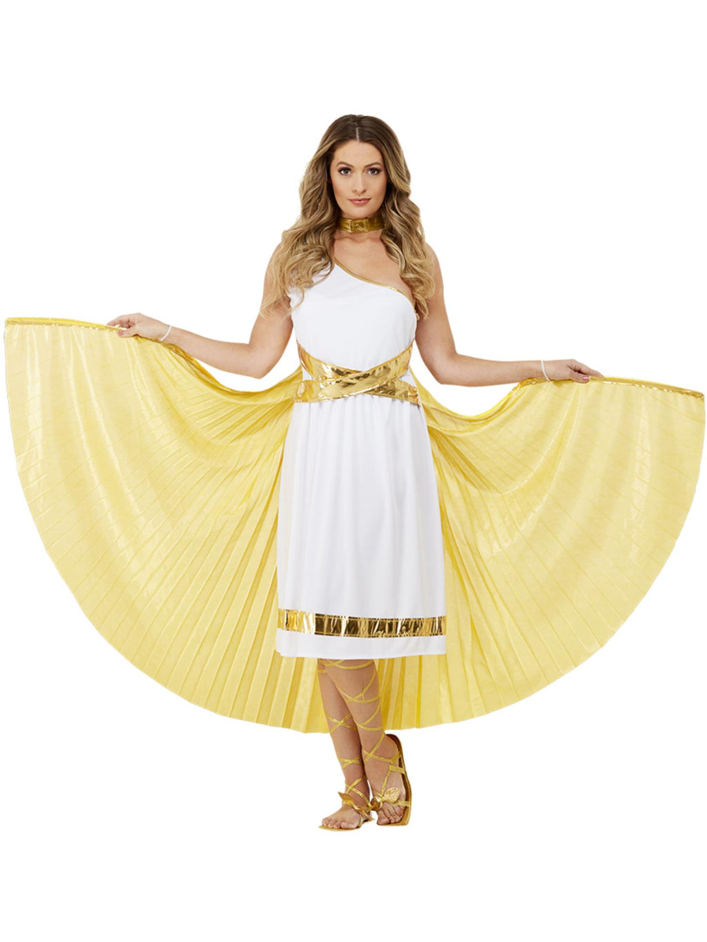 Womens Deluxe Grecian Cape, Gold