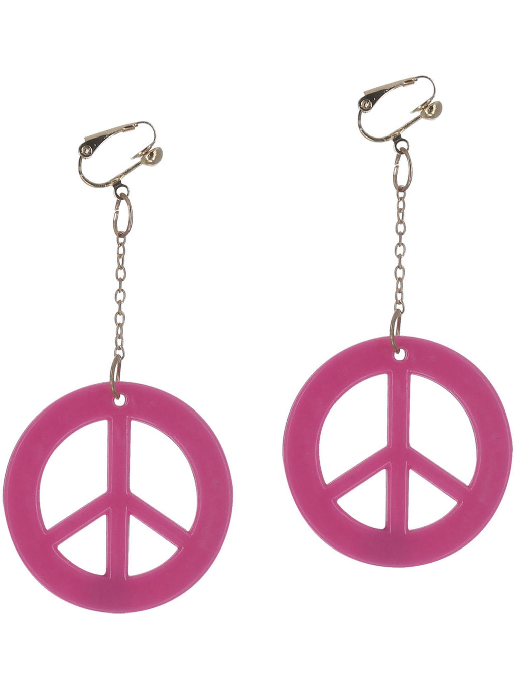 Neon Pink CND Earrings