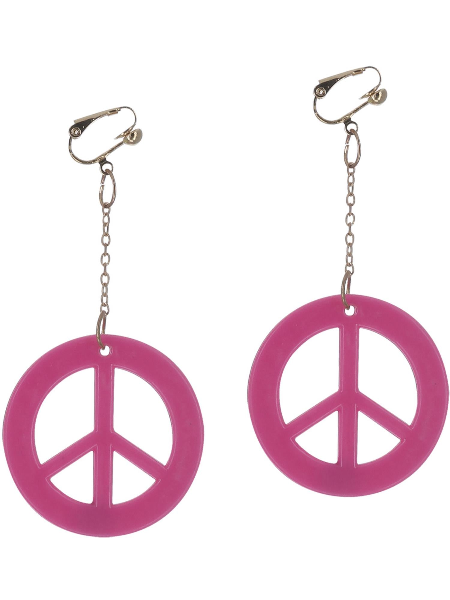 Neon Pink CND Earrings