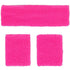 80s Neon Sweatbands, Pink