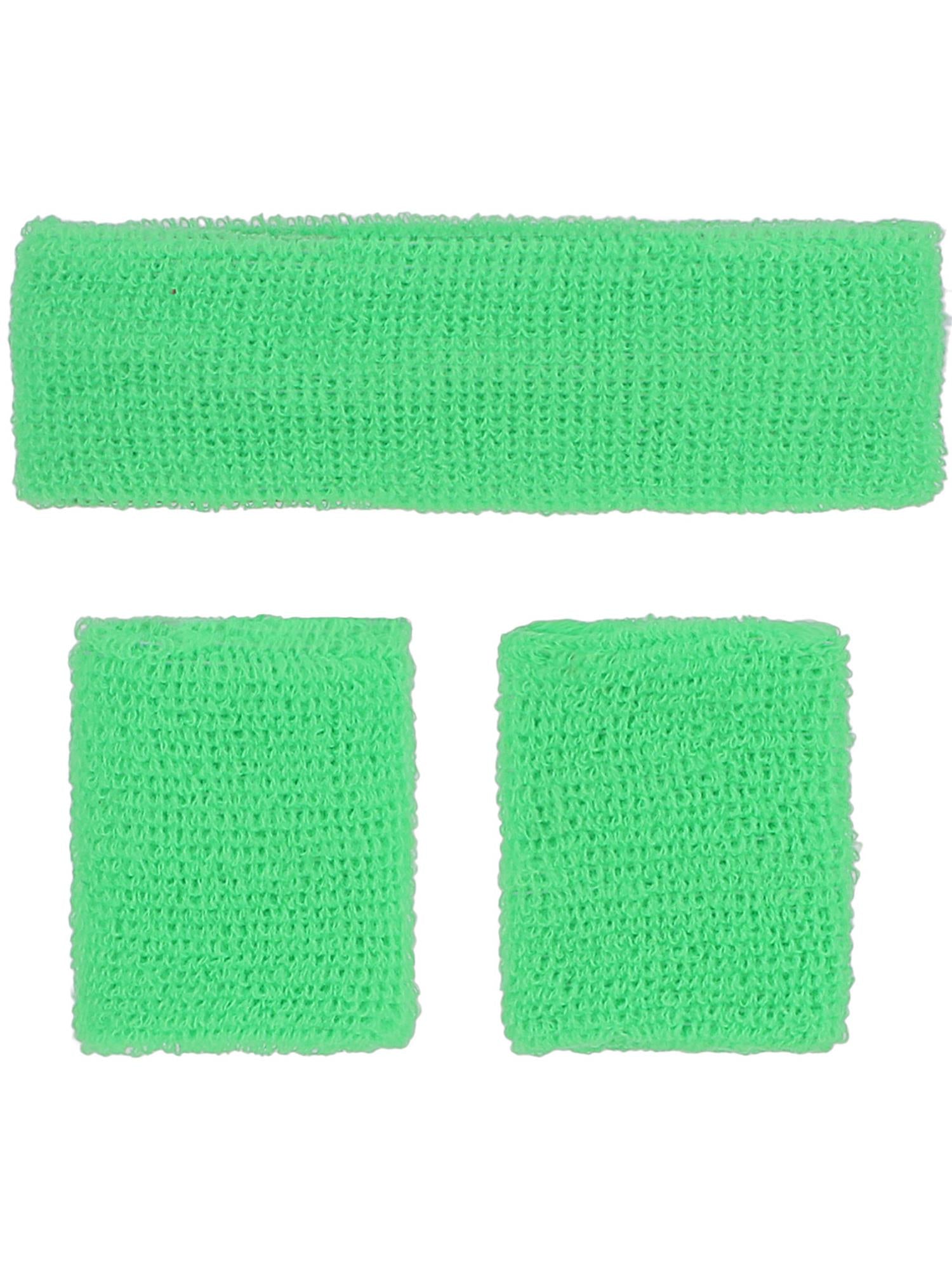 80s Neon Sweatbands, Green