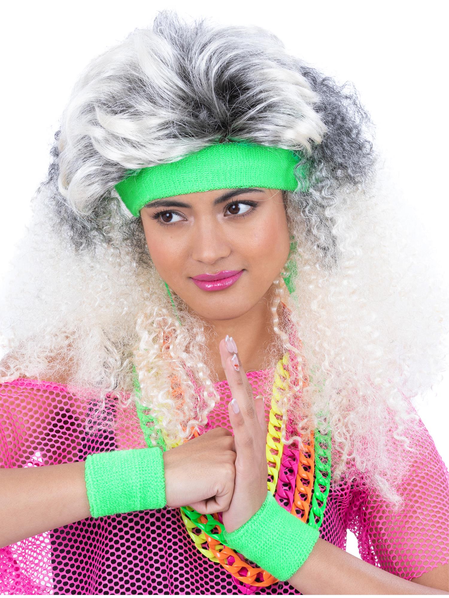 80s Neon Sweatbands, Green