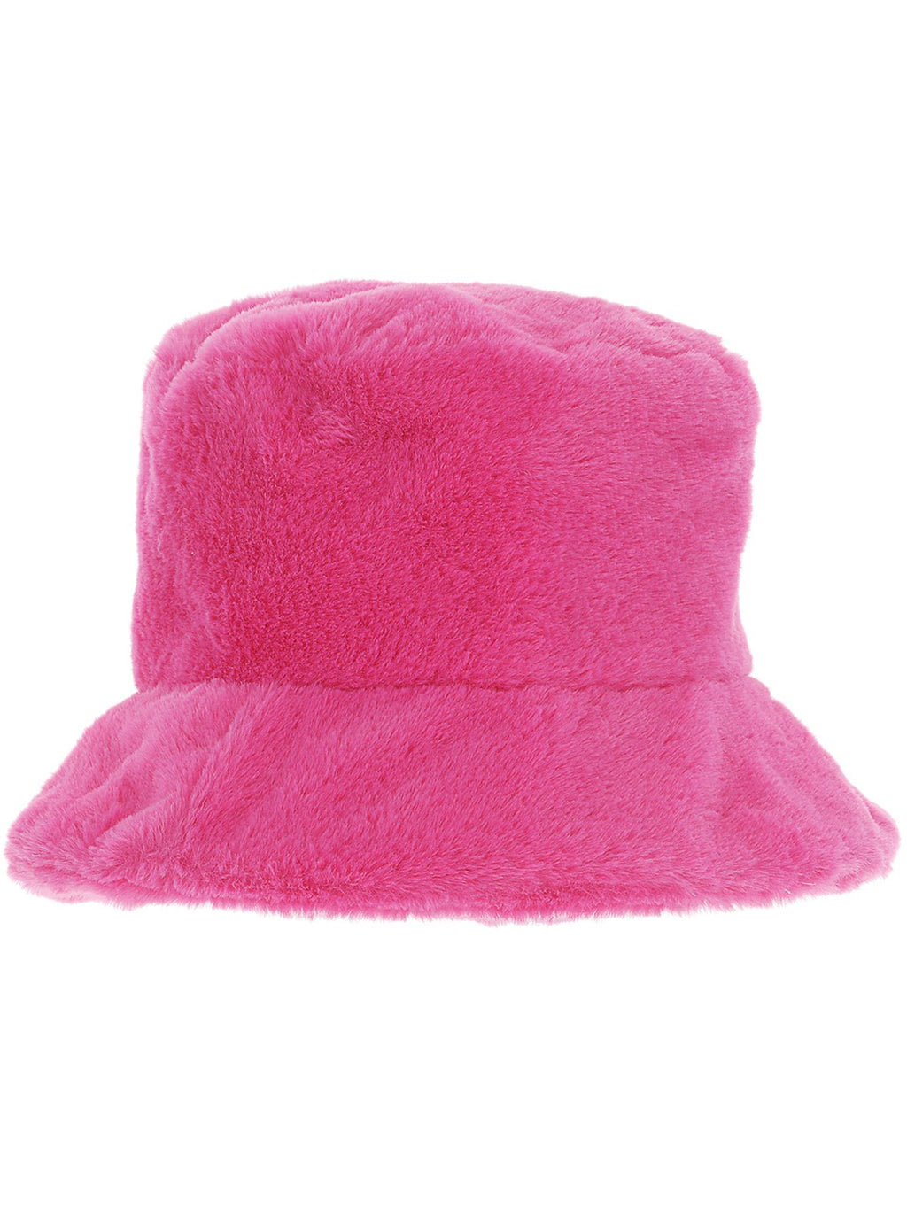 90s Pink Fur Bucket Hat