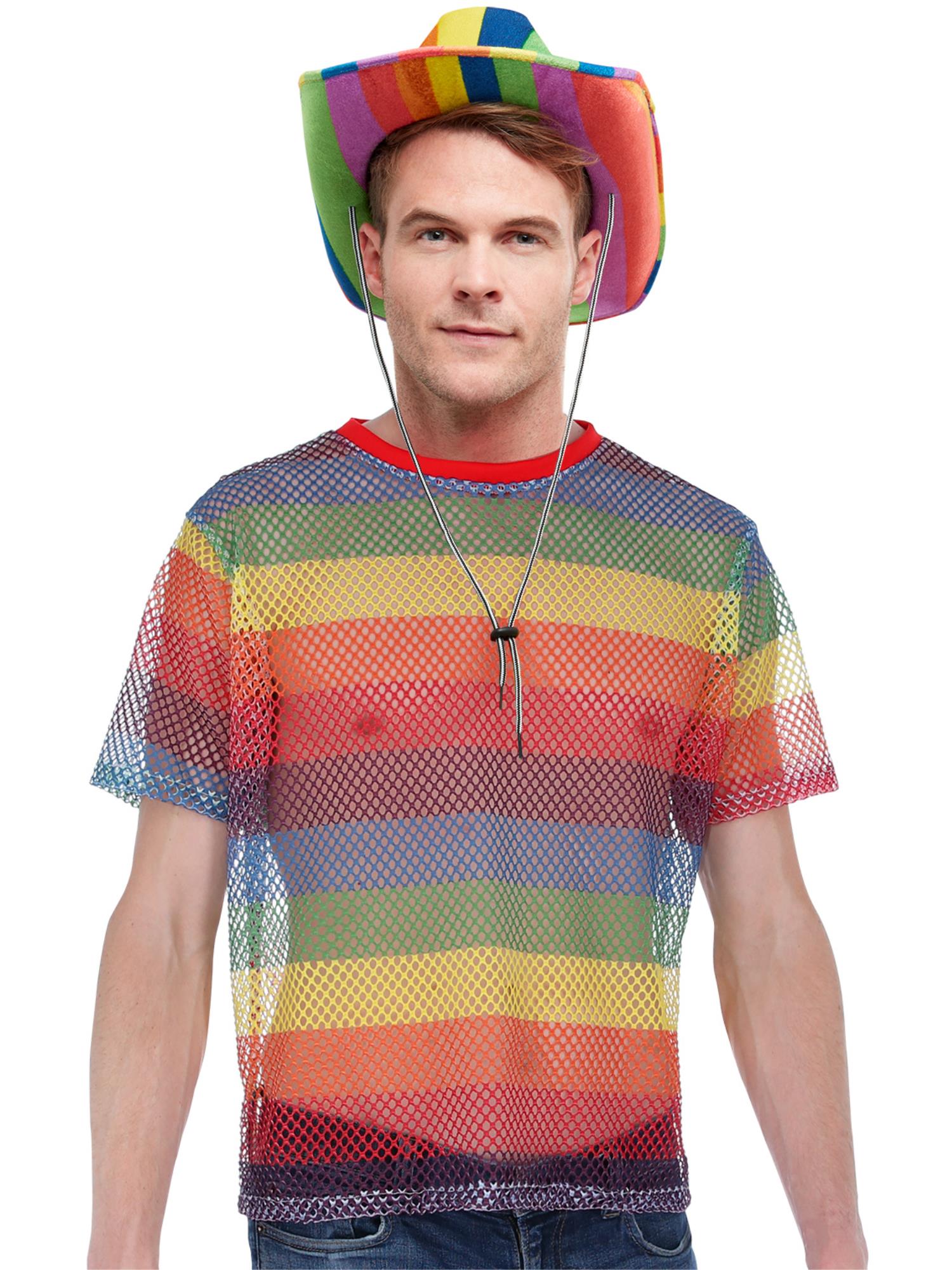 Rainbow Mesh Top, Unisex