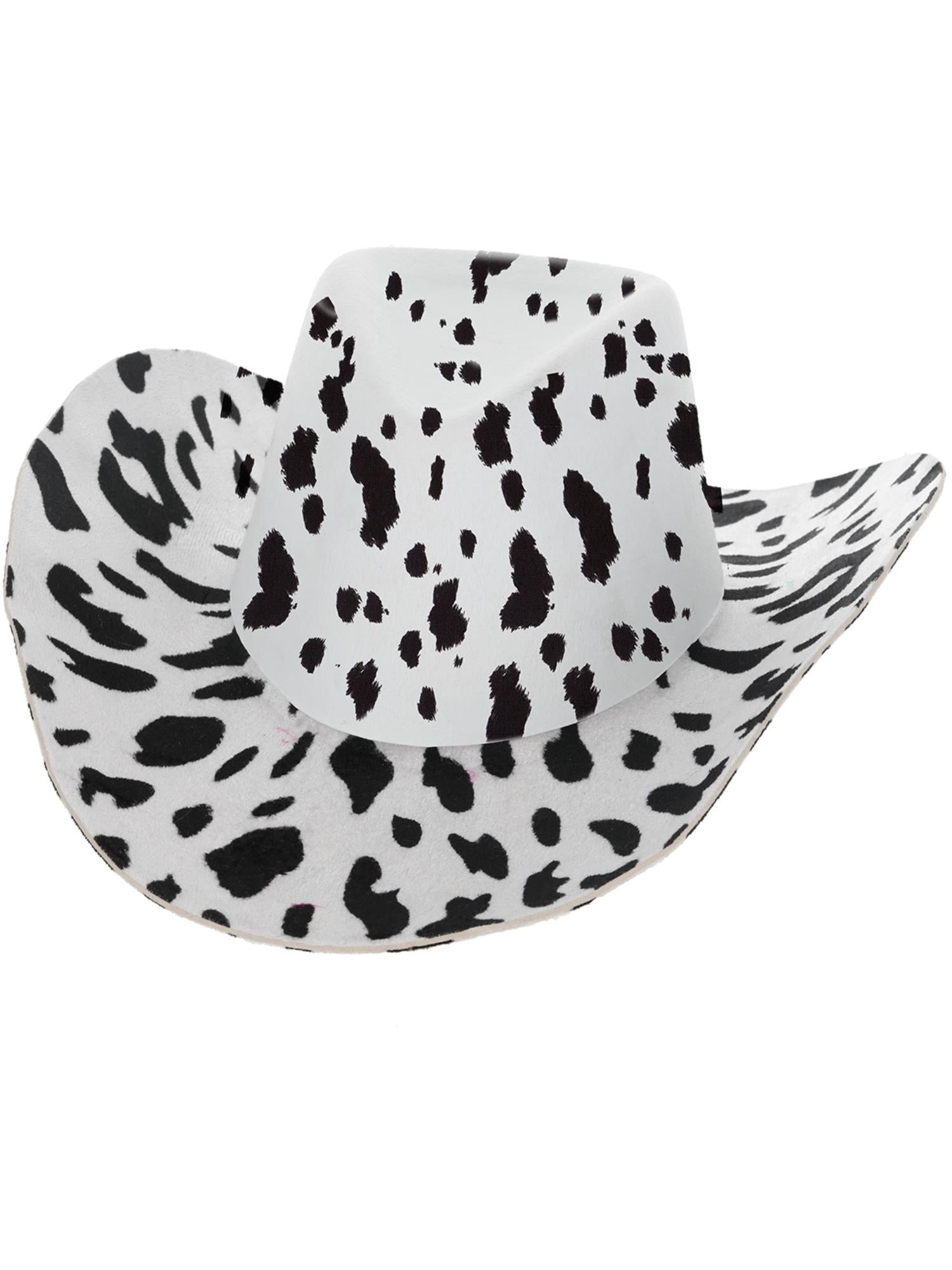 Cow Print Cowboy Hat