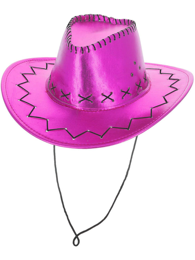 Metallic Pink Cowboy Hat