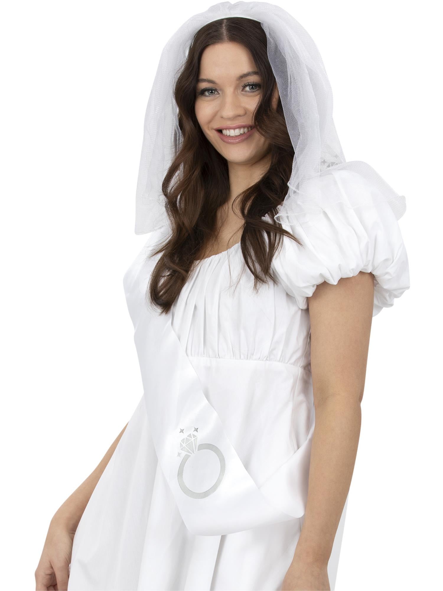 Universal Bride Veil & Sash Kit